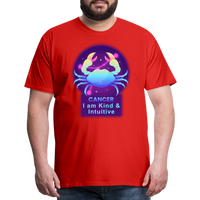 Thumbnail for Men's Neon Cancer Premium T-Shirt - red