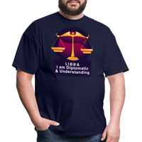 Thumbnail for Men's Glow Libra Classic T-Shirt - navy