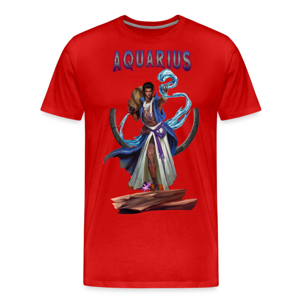 Men's Astral Aquarius Premium T-Shirt - red