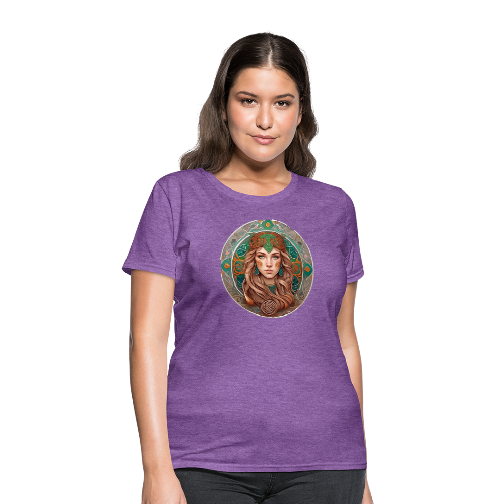 Women's Mythical Virgo T-Shirt - purple heather