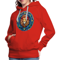 Thumbnail for Women’s Mosaic Leo Premium Hoodie - red