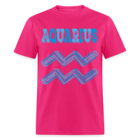 Thumbnail for Men's Power Words Aquarius Classic T-Shirt - fuchsia