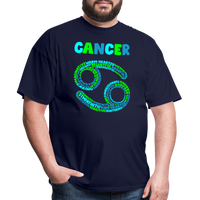 Thumbnail for Men's Power Words Cancer Classic T-Shirt - navy