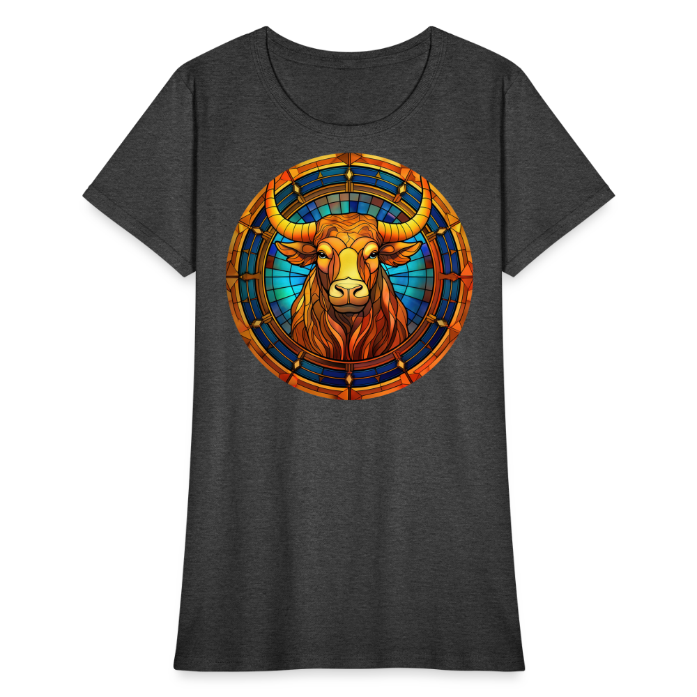 Women's Mosaic Taurus T-Shirt - heather black