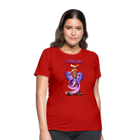 Thumbnail for Astral Capricorn Women's T-Shirt - red