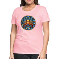 Thumbnail for Women’s Mosaic Cancer Premium T-Shirt - pink