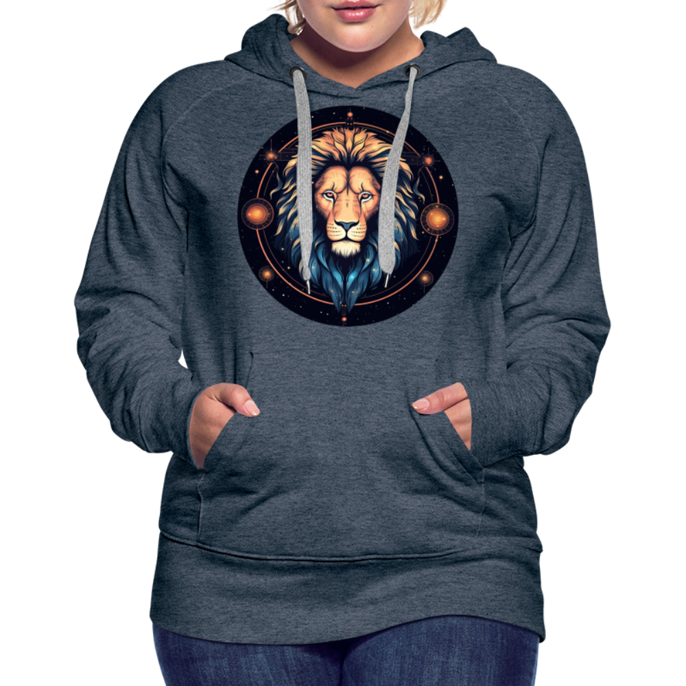 Women’s Magic Leo Premium Hoodie - heather denim