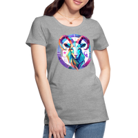 Thumbnail for Women’s Mythical Aries Premium T-Shirt - heather gray