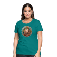 Thumbnail for Women’s Mythical Virgo Premium T-Shirt - teal