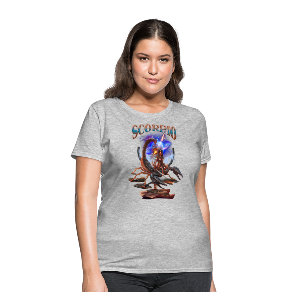 Women's Astral Scorpio T-Shirt - heather gray