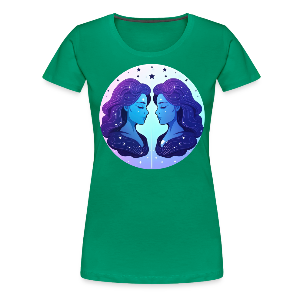 Women’s Magic Gemini Premium T-Shirt - kelly green