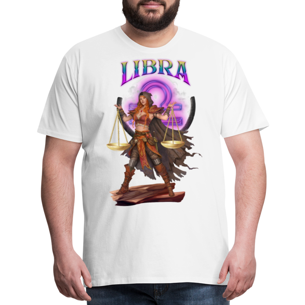 Men's Astral Libra Premium T-Shirt - white