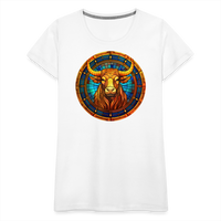 Thumbnail for Women’s Mosaic Taurus Premium T-Shirt - white