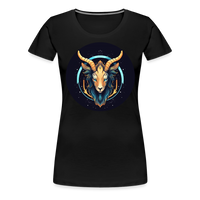 Thumbnail for Women’s Mystic Capricorn Premium T-Shirt - black