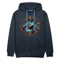 Thumbnail for Men’s Mythical Scorpio Premium Hoodie - navy