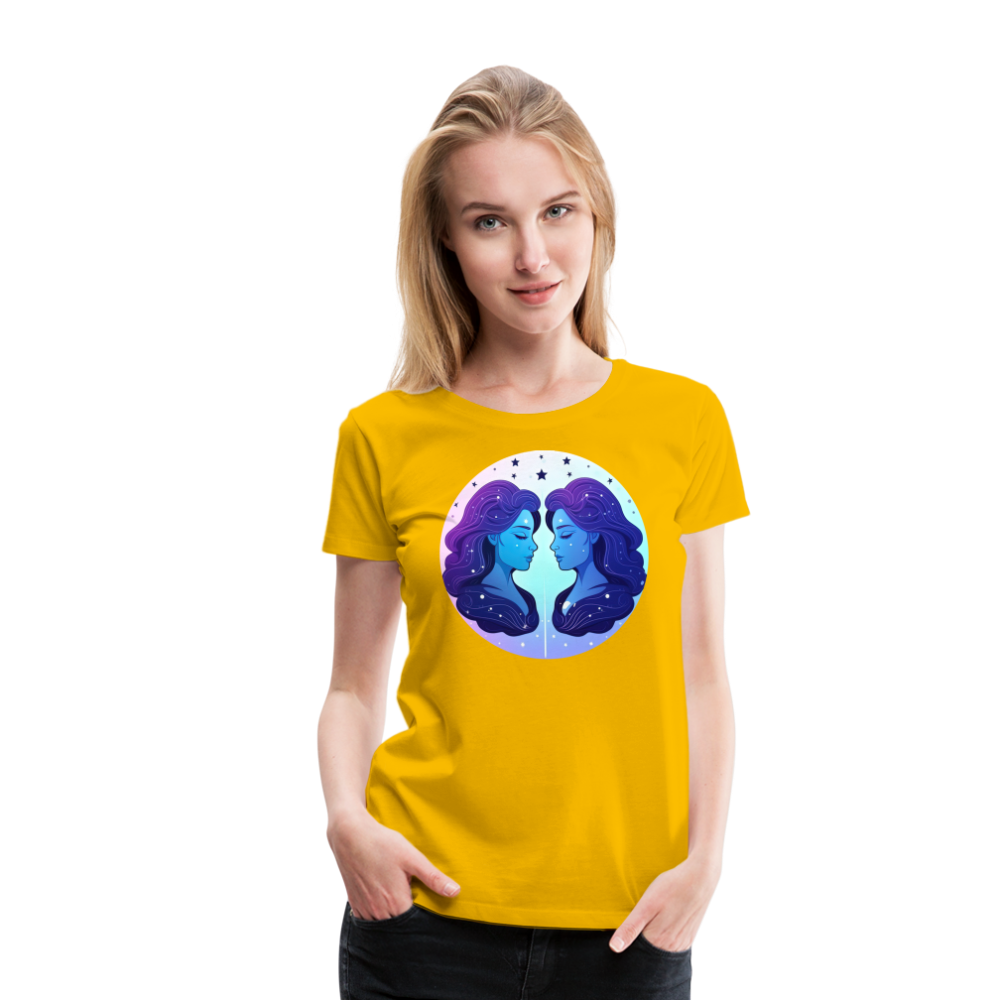 Women’s Magic Gemini Premium T-Shirt - sun yellow