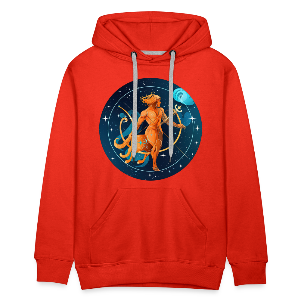 Men’s Mythical Sagittarius Premium Hoodie - red