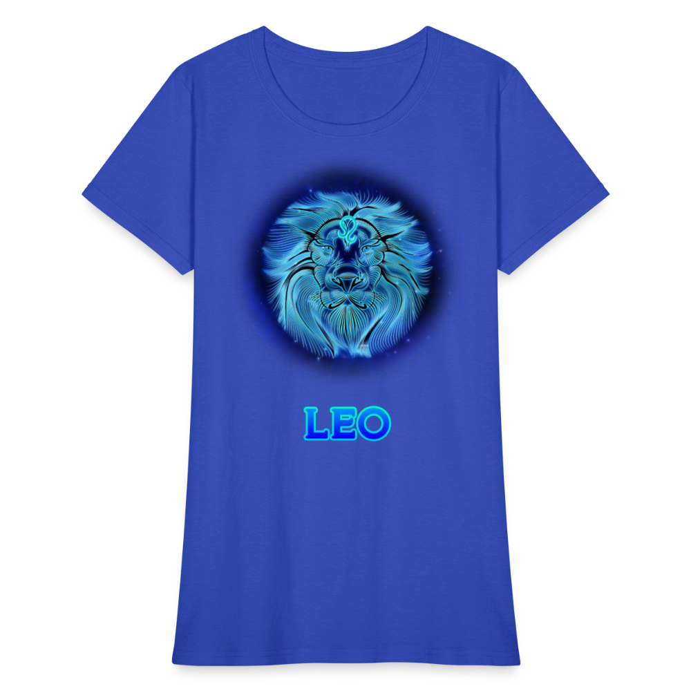 Women's Stellar Leo T-Shirt - royal blue