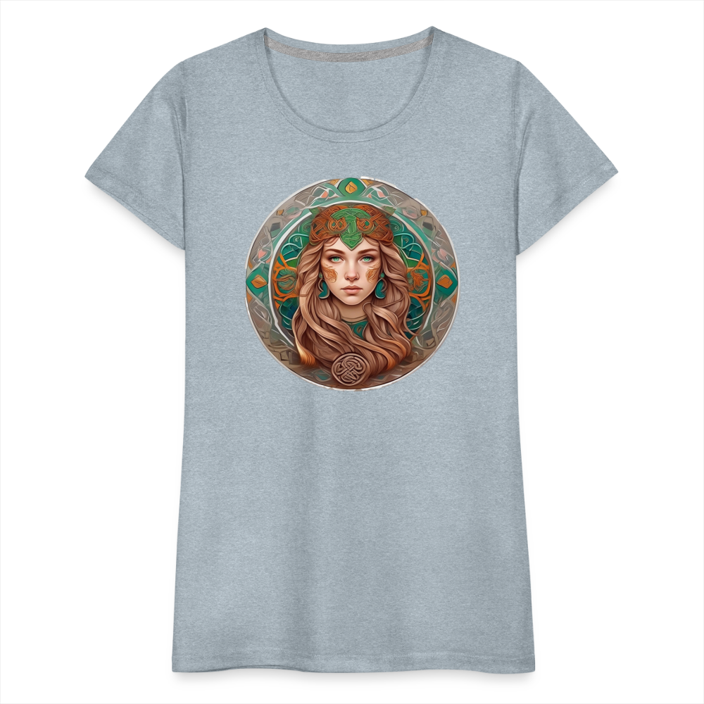 Women’s Mythical Virgo Premium T-Shirt - heather ice blue