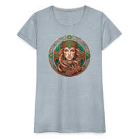 Thumbnail for Women’s Mythical Virgo Premium T-Shirt - heather ice blue