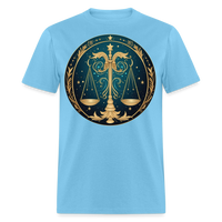 Thumbnail for Men's Mystic Libra Classic T-Shirt - aquatic blue