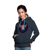 Thumbnail for Women’s Magic Taurus Premium Hoodie - navy