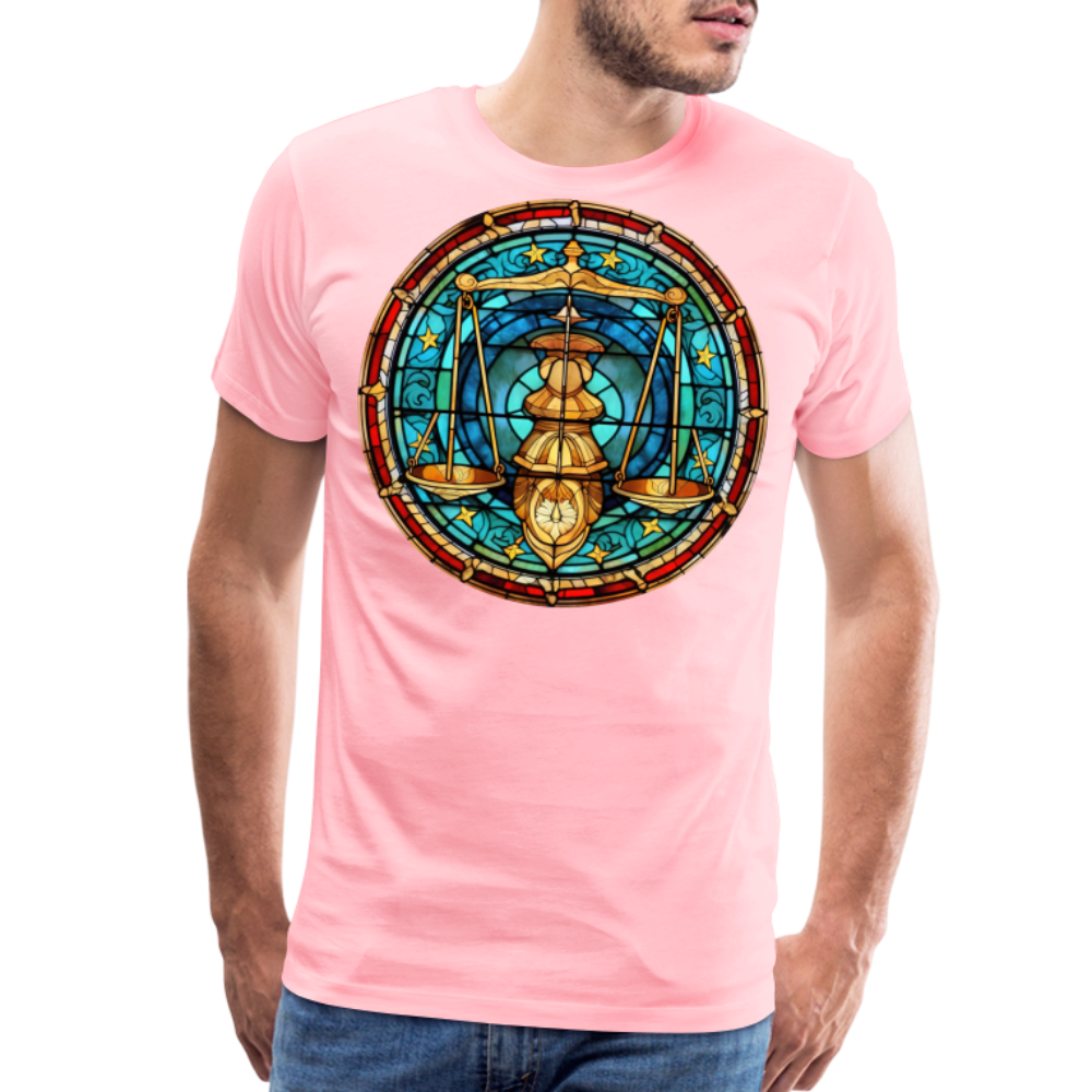 Men's Mosaic Libra Premium T-Shirt - pink