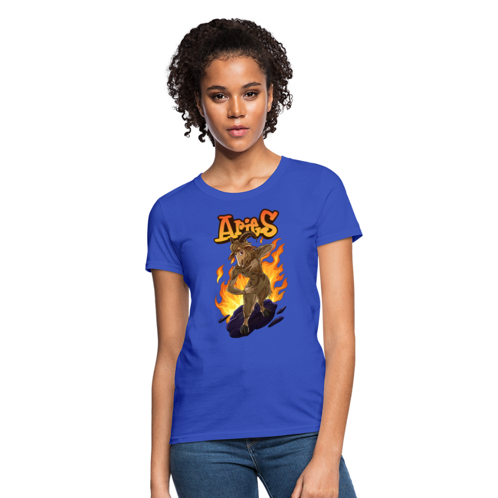 Women's Aries Narihndrab T-Shirt - royal blue