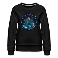 Thumbnail for Women’s Magic Sagittarius Premium Sweatshirt - black