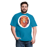 Thumbnail for Men's Symbol Leo Classic T-Shirt - turquoise