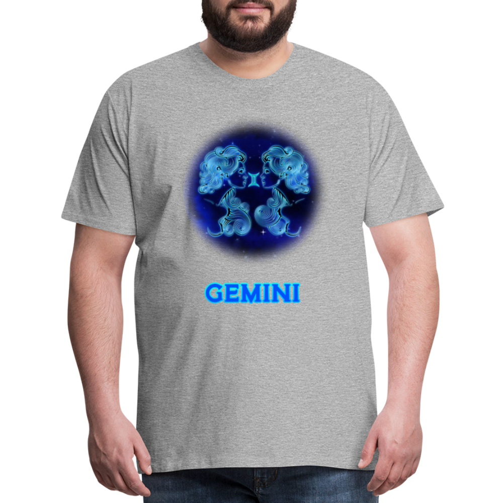 Men's Gemini Premium T-Shirt - heather gray