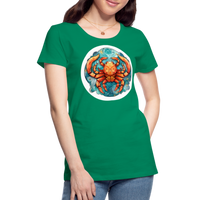 Thumbnail for Women’s Symbol Cancer Premium T-Shirt - kelly green