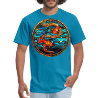 Thumbnail for Men's Mosaic Pisces Classic T-Shirt - turquoise