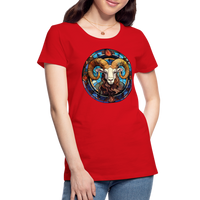 Thumbnail for Women’s Mosaic Aries Premium T-Shirt - red