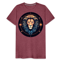 Thumbnail for Men's Magic Leo Premium T-Shirt - heather burgundy