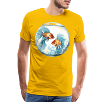 Thumbnail for Men's Mythical Pisces Premium T-Shirt - sun yellow