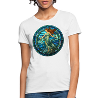 Thumbnail for Women's Mosaic Aquarius T-Shirt - white