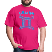 Thumbnail for Men's Power Words Gemini Classic T-Shirt - fuchsia