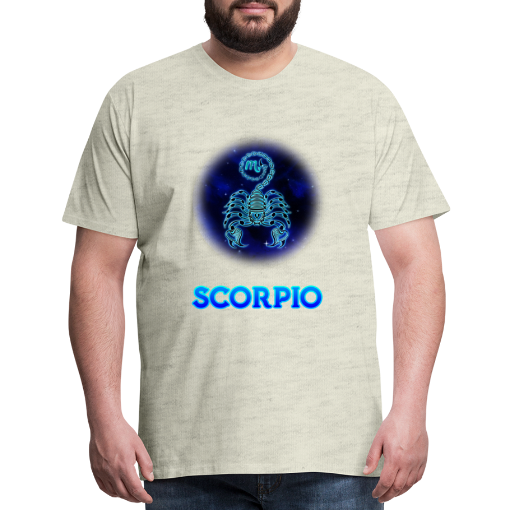 Men's Scorpio Premium T-Shirt - heather oatmeal