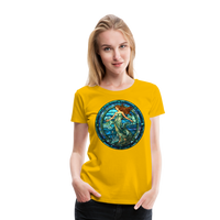 Thumbnail for Women’s Mosaic Aquarius Premium T-Shirt - sun yellow