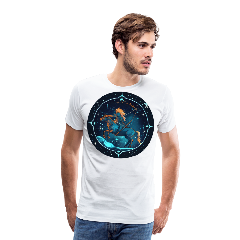 Men's Magic Sagittarius Premium T-Shirt - white