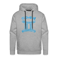 Thumbnail for Men's Power Words Gemini Premium Hoodie - heather grey