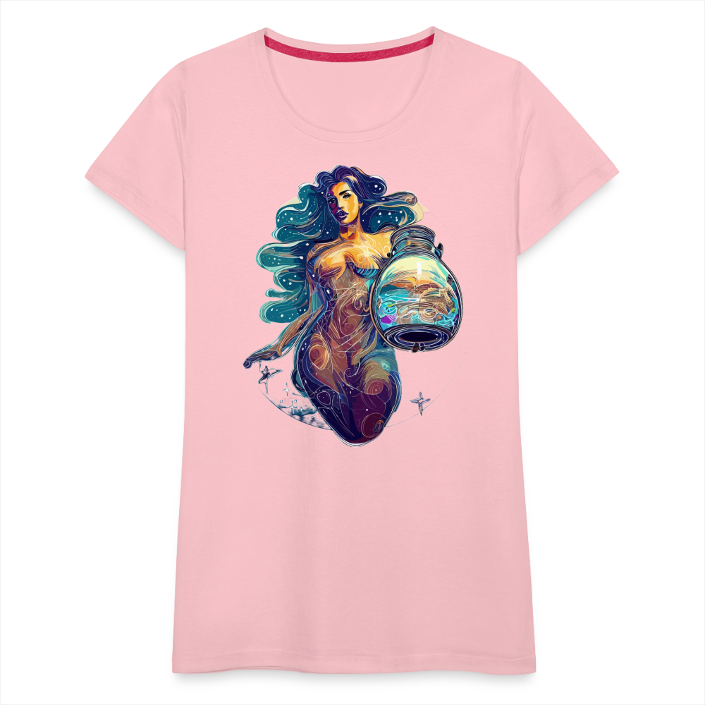 Women’s Mythical Aquarius Premium T-Shirt - pink