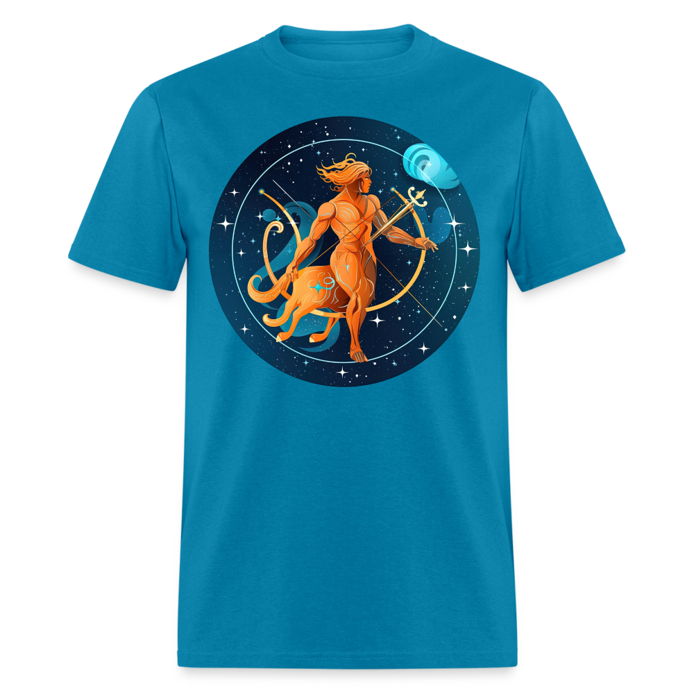 Men's Mythical Sagittarius Classic T-Shirt - turquoise