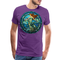 Thumbnail for Men's Mosaic Aquarius Premium T-Shirt - purple