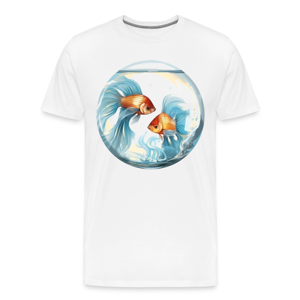 Men's Mythical Pisces Premium T-Shirt - white