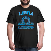 Thumbnail for Men's Power Words Libra Premium T-Shirt - black