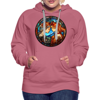 Thumbnail for Women’s Mosaic Gemini Premium Hoodie - mauve