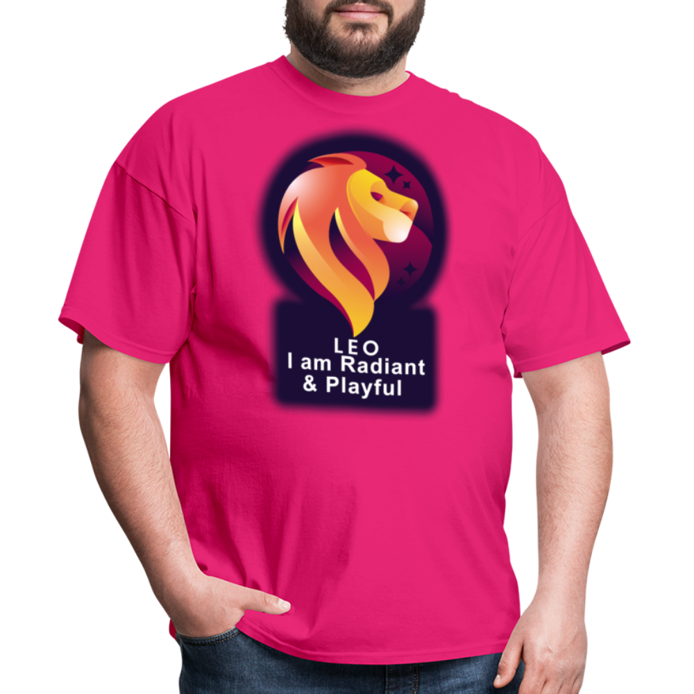 Men's Glow Leo Classic T-Shirt - fuchsia