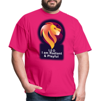 Thumbnail for Men's Glow Leo Classic T-Shirt - fuchsia